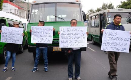 ¿Aumento de un peso a tarifa era lo que exigían transportistas? Estas eran sus demandas