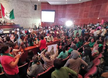 Inicia sesión en Congreso de Oaxaca para votar despenalización del aborto
