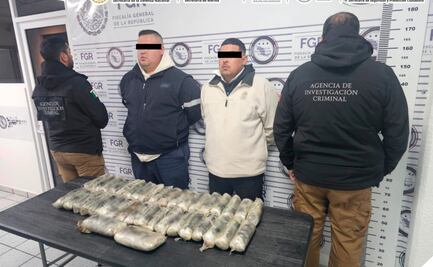 Detienen en Sonora a sujetos con 20 kilos de fentanilo y heroína; García Harfuch informa sobre aseguramientos