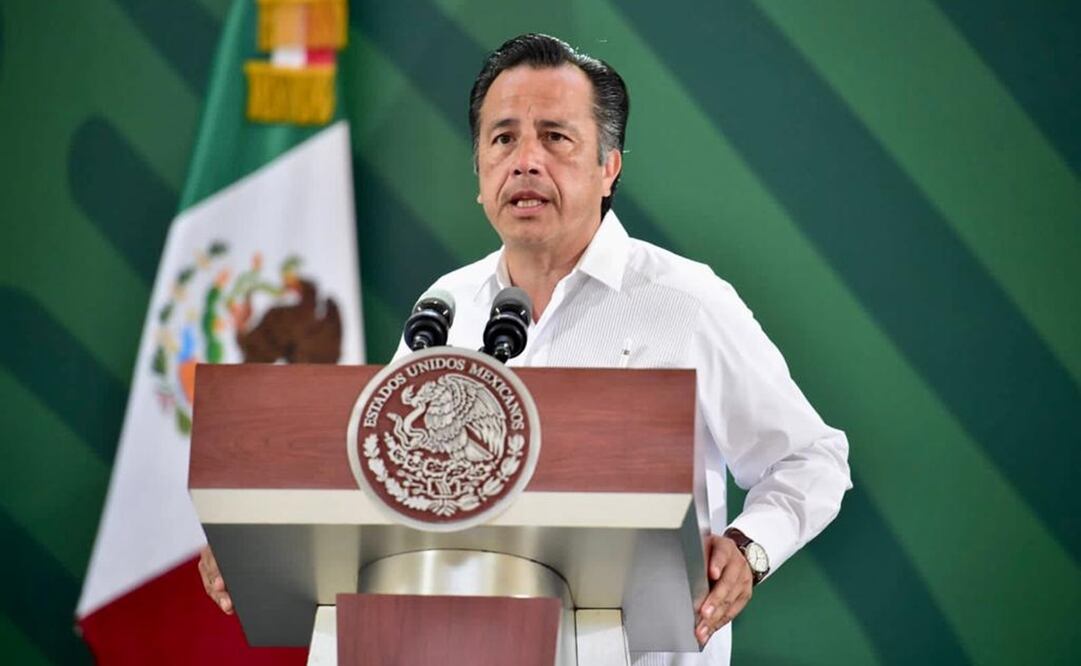 El gobernador veracruzano agradeció a la Guardia Nacional, Ejército y Marina. Foto: Presidencia