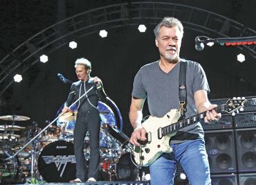 Calla la guitarra de Eddie Van Halen