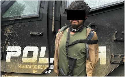 Cae presunto integrante del "Cártel de Chiapas y Guatemala"; le aseguran armas, camionetas y motocicletas robadas