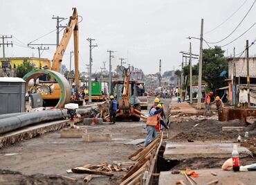 El colector de Chalco puede desalojar 5 mil litros por segundo