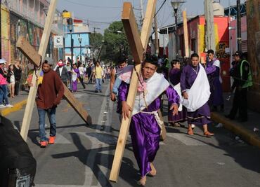 Mapa. Cortes viales por Viacrucis de Jesús en Iztapalapa