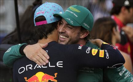 Checo Pérez recibió una "petición" en tono de burla de Fernando Alonso previo al GP de Miami