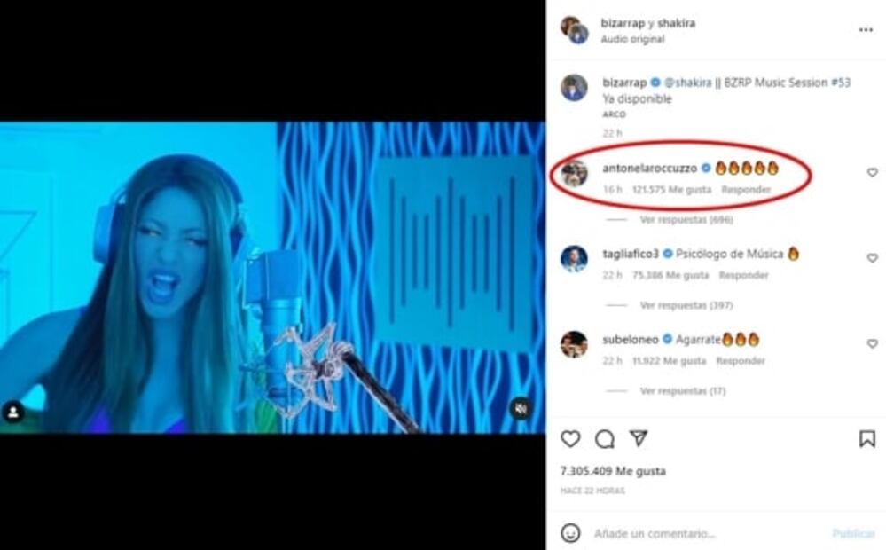 ¿Amigas? Esta fue la reacción de Antonela Roccuzzo a la nueva canción de Shakira