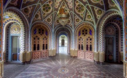 Conoce el "castillo de los mil colores" 