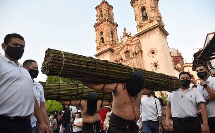 Encruzados de Taxco, tradición de hace 400 años vuelve a dos años de ausencia por Covid 
