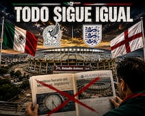 ¡Qué siempre no! México vs Inglaterra se disputará a las 6 de la tarde