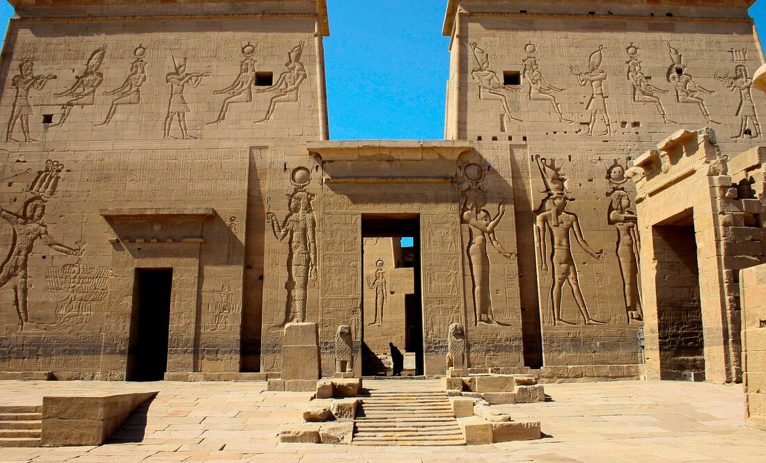 Los templos están vacíos de turistas. (Foto: AP / Adel Hana)