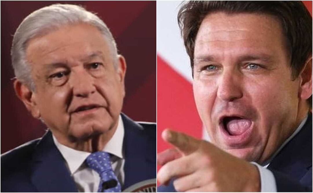 El presidente Andrés Manuel López Obrador llamó a que los hispanos de Florida “despierten” y no le den “ni un voto” a Ron DeSantis. Foto: Hugo Salvador / EL UNIVERSAL
