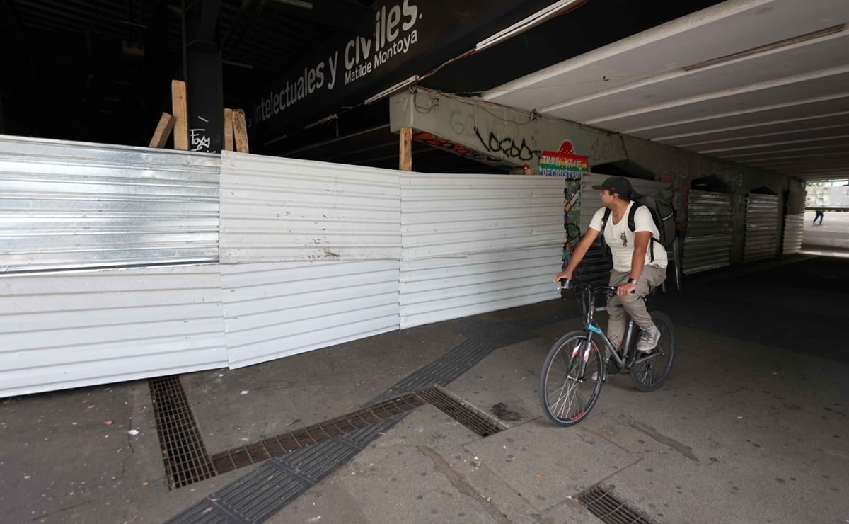 Así luce la Glorieta de Insurgentes tras la intervención del gobierno para recuperar el espacio público. Foto: Diego Simón