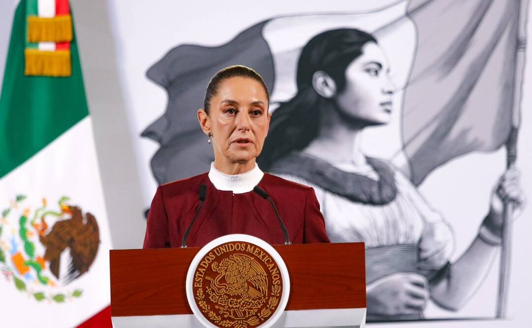 Conferencia mañanera de Claudia Sheinbaum del 4 de diciembre, desde Palacio Nacional. Foto: Axel Sánchez|EL UNIVERSAL