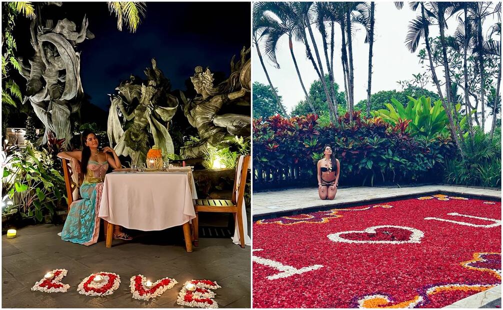 Galilea Montijo y su momento romántico para recibir el 2024. Foto: Instagram.