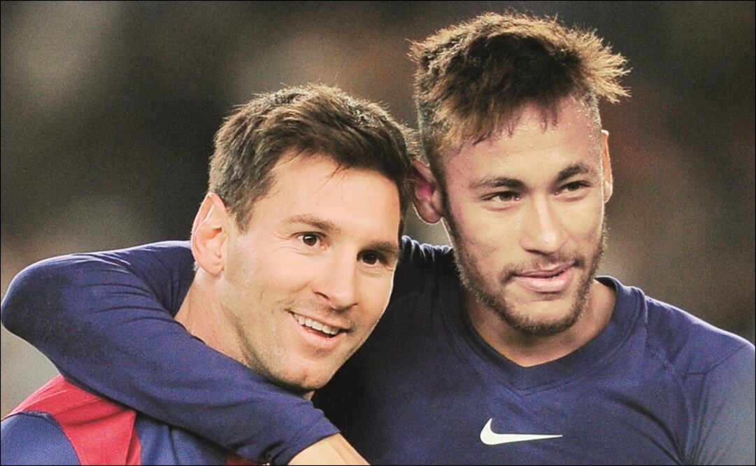 Messi y Neymar. Foto: AP