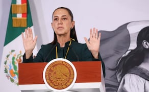 La presidenta Claudia Sheinbaum en la “Mañanera del Pueblo” del 29 de junio de 2026 en Palacio Nacional. Foto: Karla Guerrero/ EL UNIVERSAL