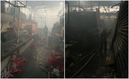 Por incendio en mercado de San Cosme, evacuan a 150 personas