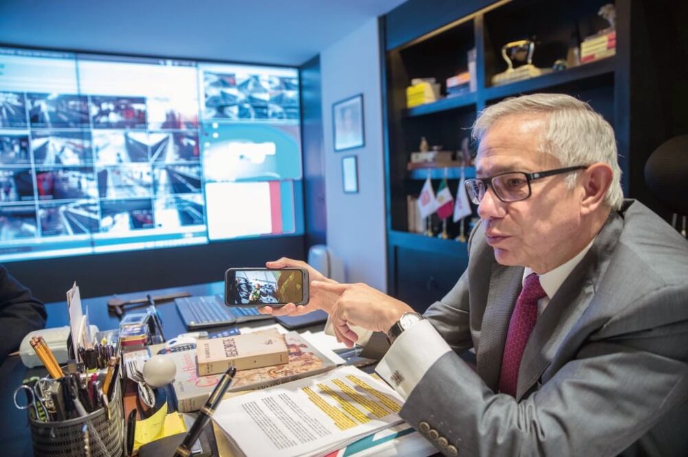 Jorge Gaviño, director del Sistema de Transporte Colectivo, detalló que los datos personales solicitados no podrán ser comercializados y, de ser así, BKO Security puede ser sancionada. (GERMÁN ESPINOSA. EL UNIVERSAL)