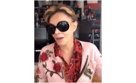 Critican a Lucía Méndez por video en gimnasio 