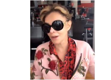 Critican a Lucía Méndez por video en gimnasio