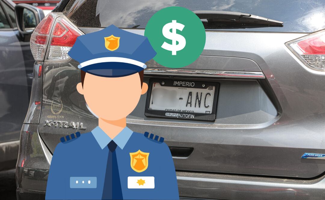 Usar un portaplacas que cubra información de la matrícula es motivo de multa / FOTOS Gabriel Pano - El Universal