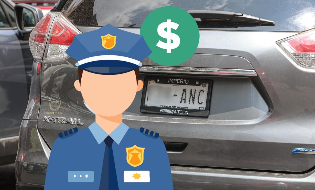 Usar un portaplacas que cubra información de la matrícula es motivo de multa / FOTOS Gabriel Pano - El Universal