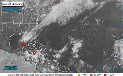 Se forma tormenta tropical “Delta”; podría pasar por Cuba como huracán