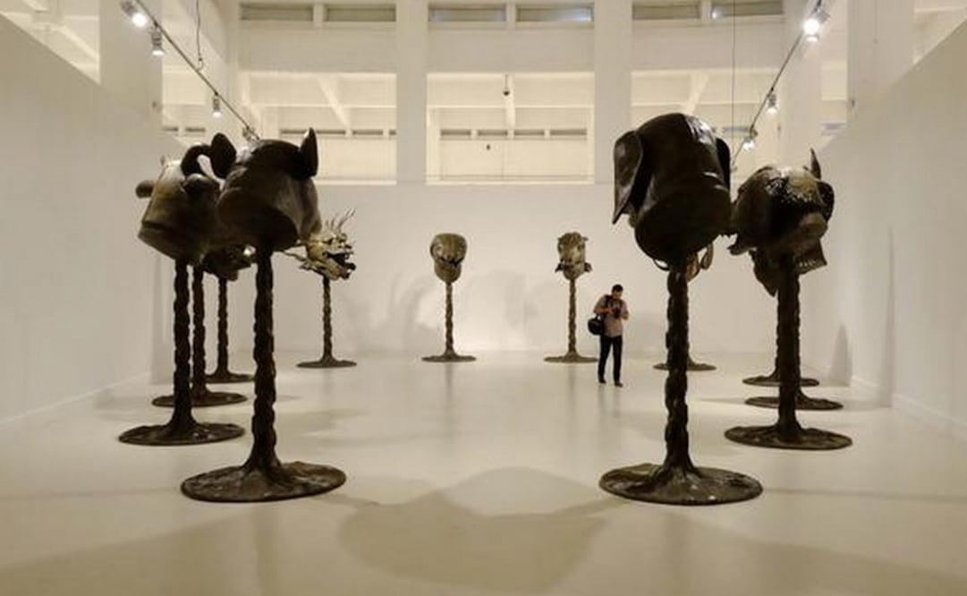 Esta muestra se presentó en el Museo Nacional de Antropología e Historia en julio 2014. (FOTO tomada de Twitter: @malaga)