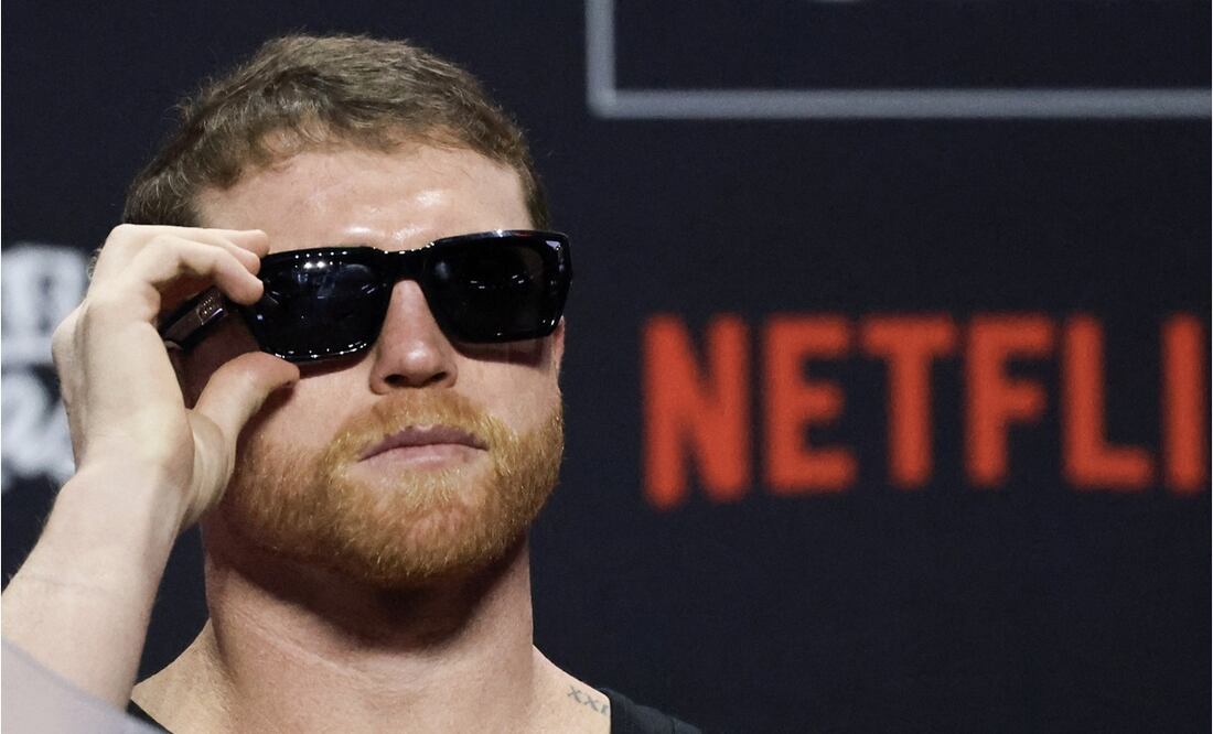 Canelo Álvarez durante su última conferencia. FOTO: EFE