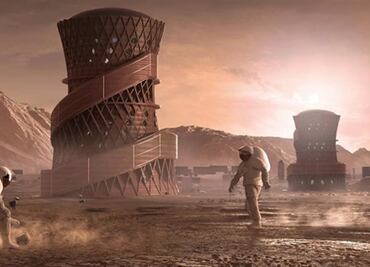 Así podrían ser las viviendas para colonizar Marte