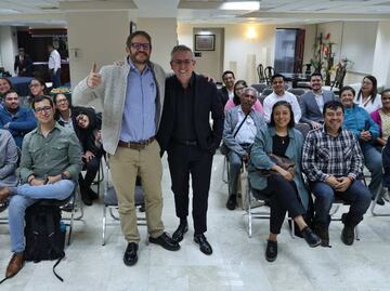 FOTOS: Entre utopías y meritocracia, Hernán Gómez y Luis Cárdenas debaten sobre Clara Brugada al frente de CDMX