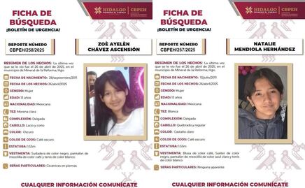 Intensifican búsqueda de dos adolescentes en Mineral de la Reforma, Hidalgo; fueron vistas por última vez el 26 de abril