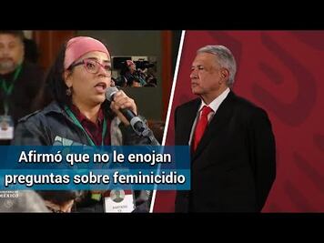 No me molesta que me cuestionen, estoy "empapado" en el tema de género: AMLO