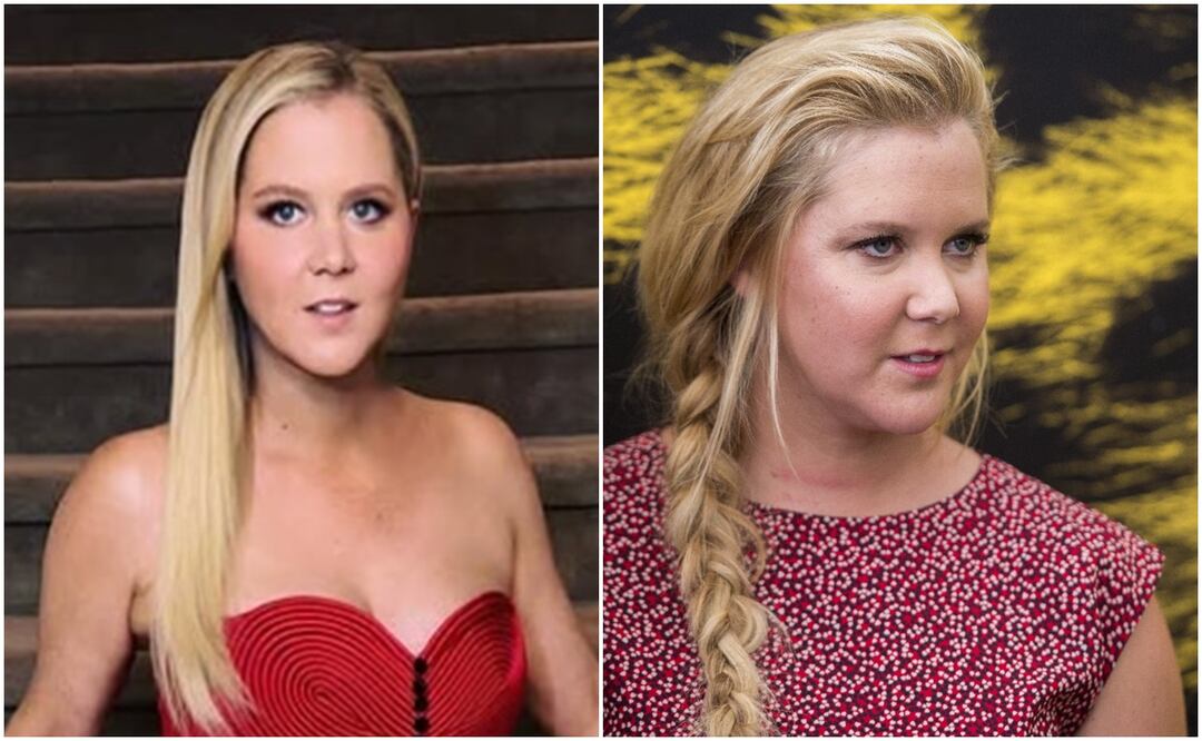 Amy Schumer ahora y antes respectivamente. Foto: Instagram amyschumer.