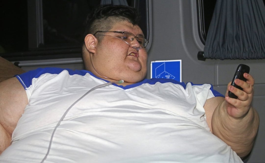 Juan Pedro Franco de 32 años de edad fue uno de los hombres mas obesos del mundo con aproximadamente 600 kilos. Foto: Cuartoscuro tomadas en 2016