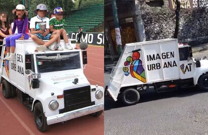 Así circula el camioncito recolector de basura en Tlalpan TikTok