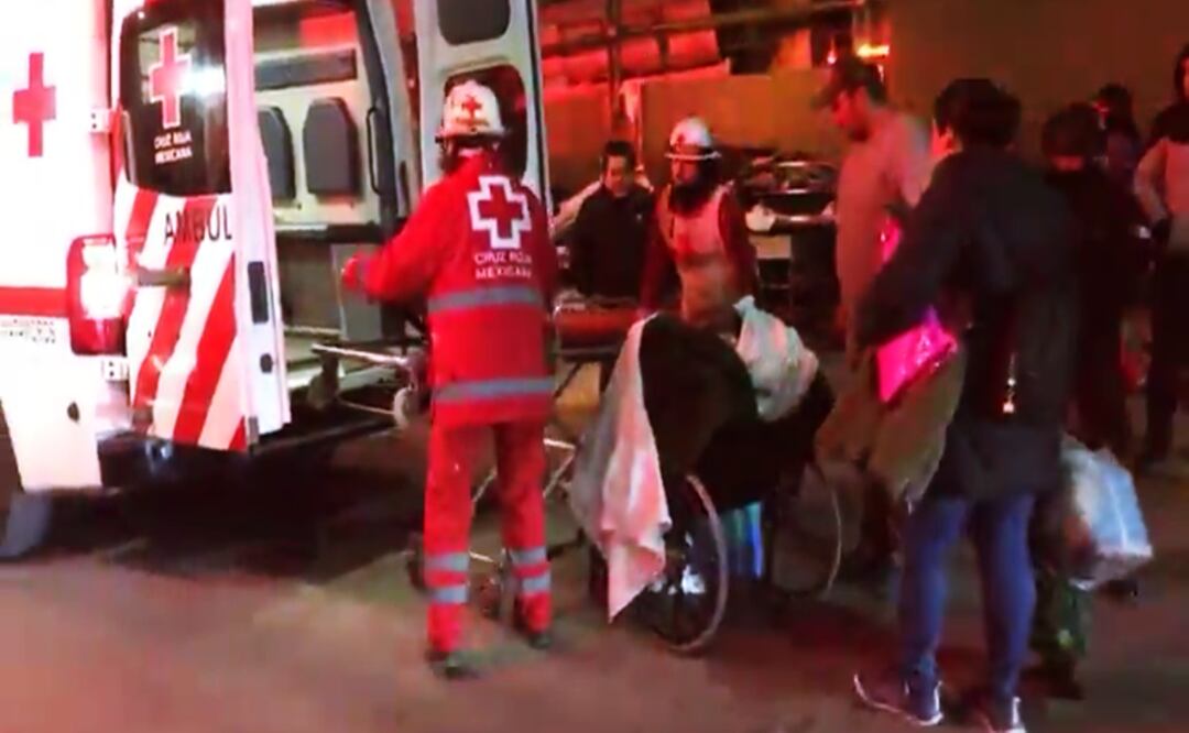 Incendio en lavandería del IMSS Matamoros; evacuan a más de 140 pacientes. Foto: Especial