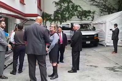Alistan seguridad por reunión de AMLO con Pompeo en casa de transición