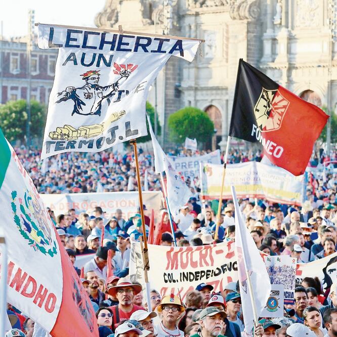 Ningún sindicato está comprometido con los intereses de los trabajadores, lo que ha disminuido su fuerza, aseguran expertos. ARCHIVO EL UNIVERSAL