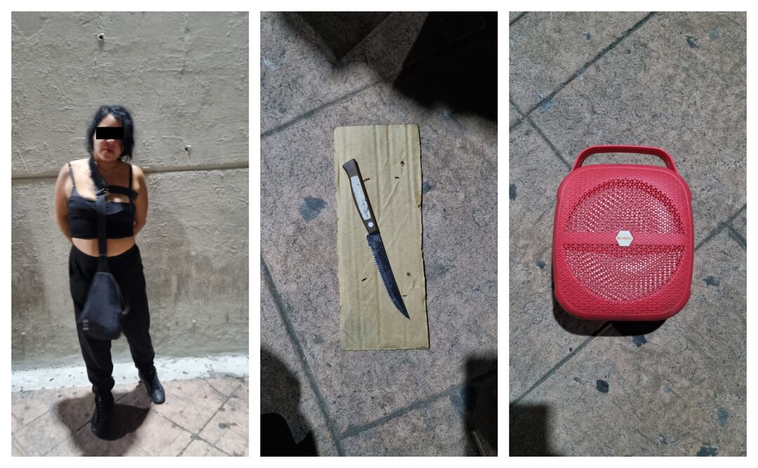Detienen a mujer en la colonia Buenavista; atacó a hombre en silla de ruedas para robarle una bocina. Foto: Especial