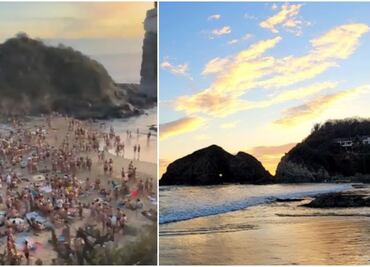 ¿Cómo es Zipolite?; la playa nudista de Oaxaca que se viralizó por reunir a miles de turistas para Año Nuevo 2025