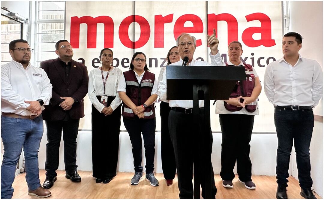 Marcos Zuviri Rivera asume cargo como nuevo presidente de morena en Tamaulipas. Foto: Especial