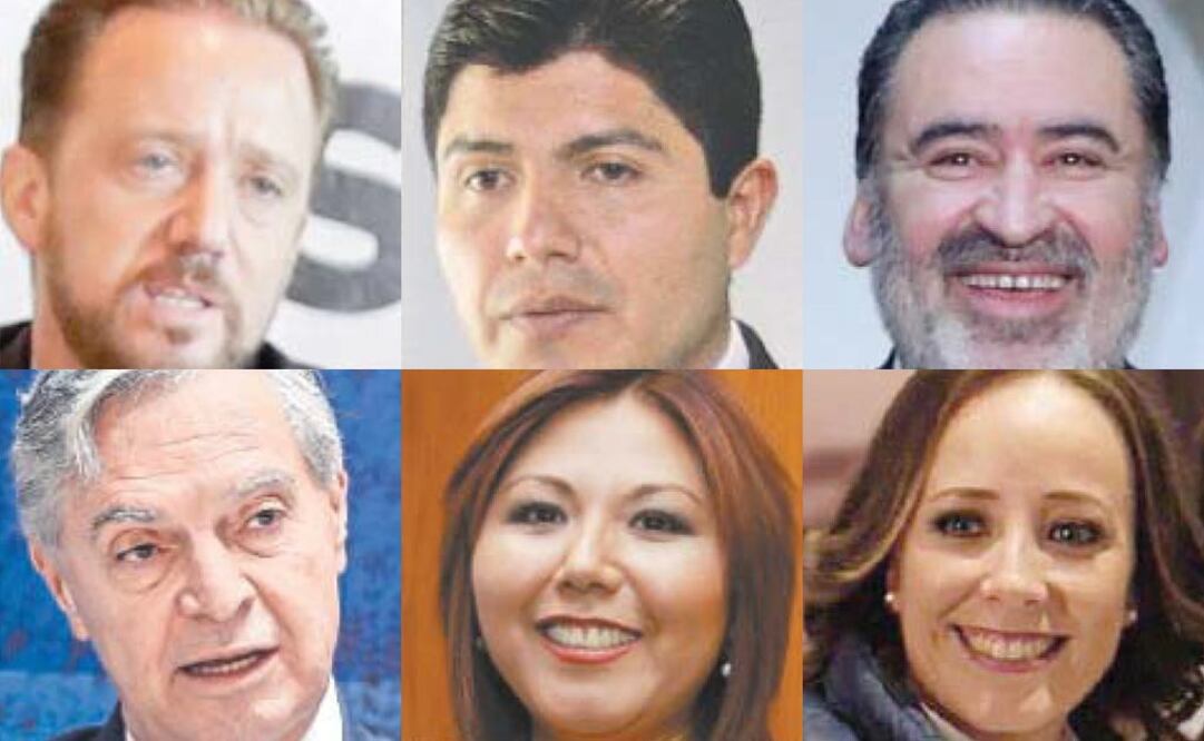 Fotografía: (De izquierda a derecha) Luis Banck Serrato, Eduardo Rivera, Humberto Aguilar, Luis Ernesto Derbez, Genoveva Huerta, Susana Riestra. (Archivo / EL UNIVERSAL)