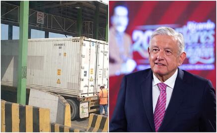 Ya están apareciendo los contenedores robados en Colima, dice AMLO