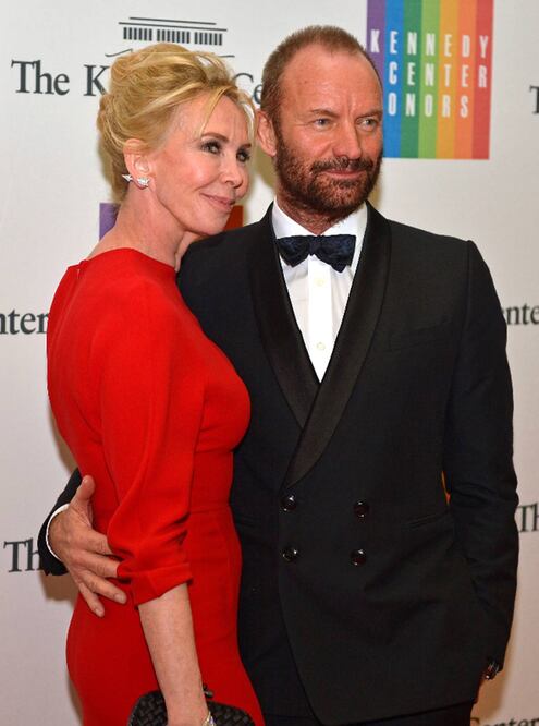 El cantante inglés acompañado por su esposa, Trudie Styler (ARCHIVO. REUTERS)