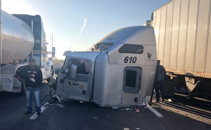 Accidente ocasiona cierre de dos carriles en la México-Puebla