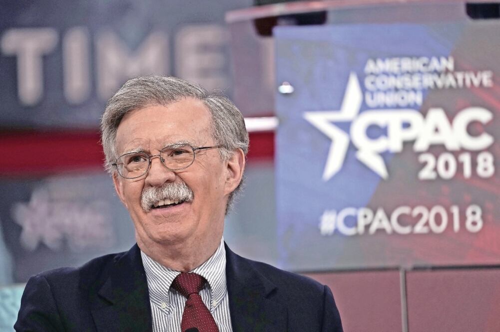 El ex embajador John Bolton, durante la Conferencia de Acción Política Conservadora realizada en Maryland en febrero pasado. (AFP)