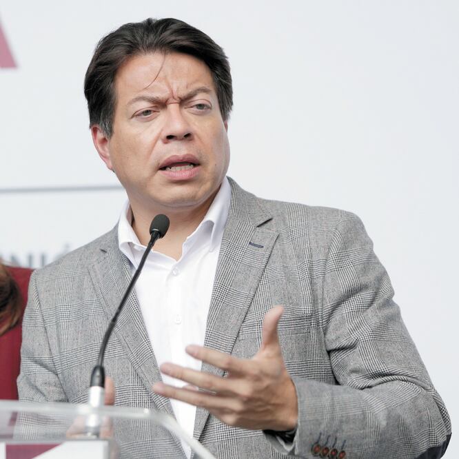 Disposición a acuerdos. El coordinador de los diputados de Morena, Mario Delgado Carrillo, dijo que su partido está dispuesto a analizar otra propuesta y llegar a un acuerdo con el PAN. IVÁN STEPHENS. EL UNIVERSAL 