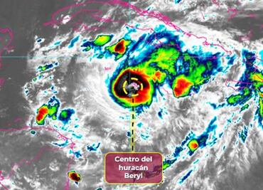 Huracán Beryl: ¿Cuánto mide el ojo del fenómeno meteorológico?