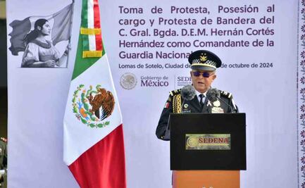 ¿Quién es Hernán Cortés Hernández, primer general activo en ser Comandante Interino de la Guardia Nacional?